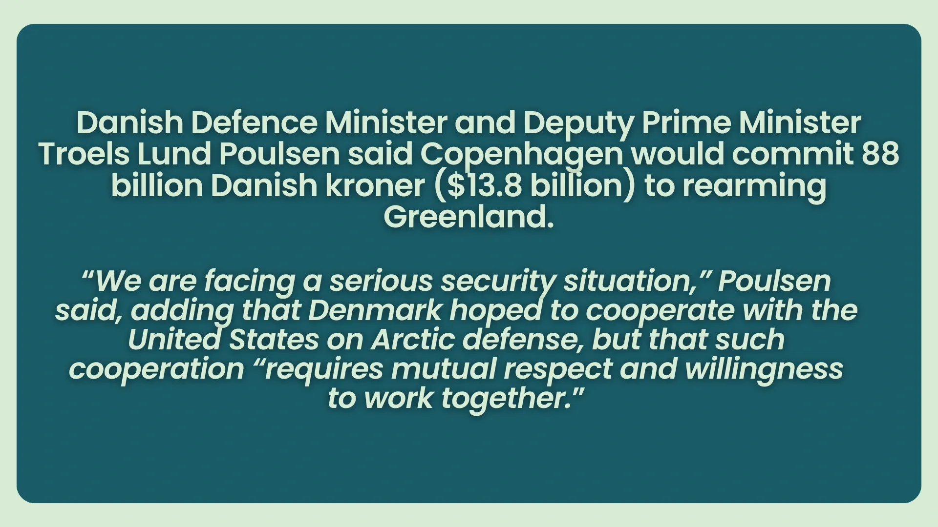US and European Defense Stocks Rise as Greenland Tensions Grow