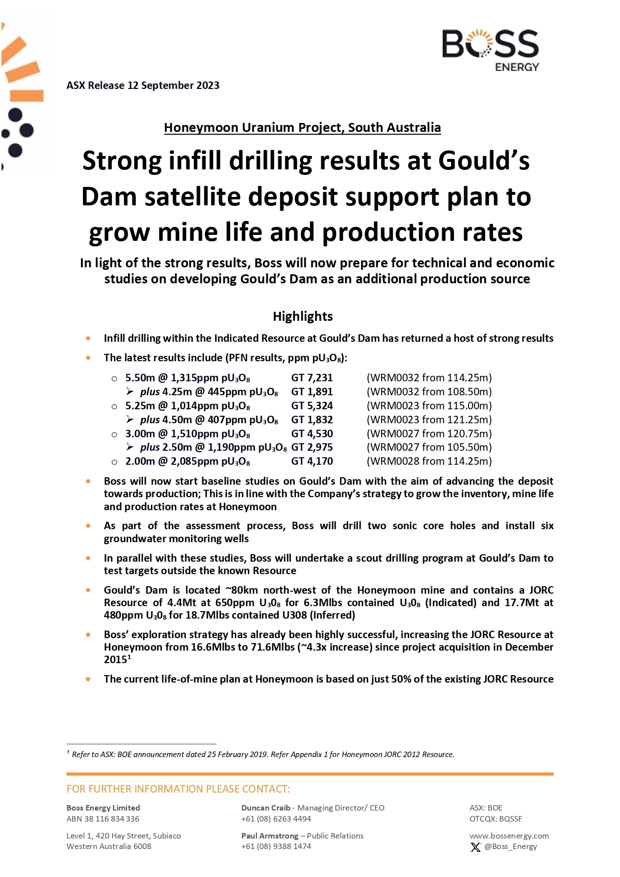 Boss Energy: Australia’s Next Top Uranium Miner in Making