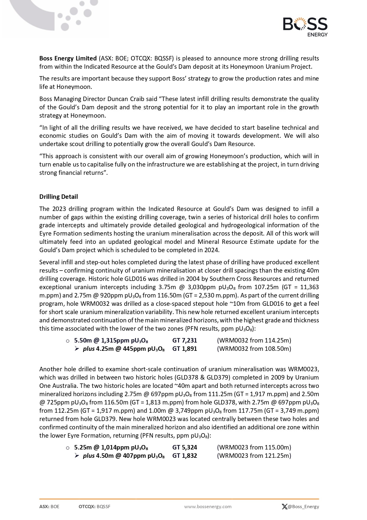 Boss Energy: Australia’s Next Top Uranium Miner in Making